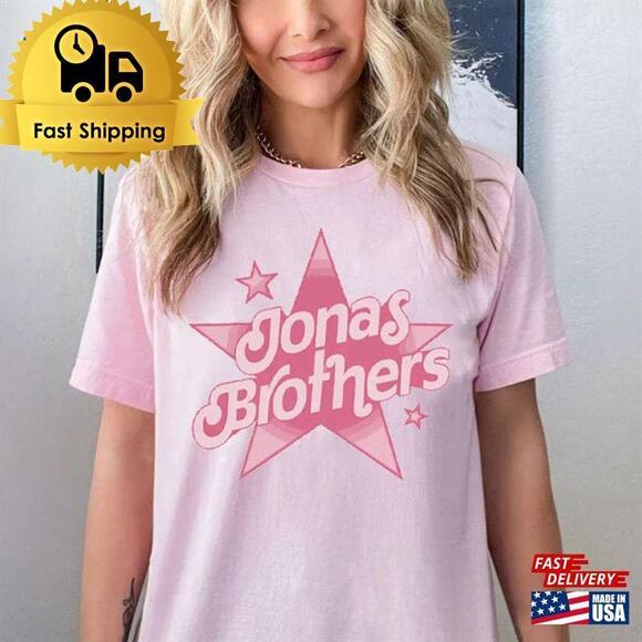Jonas Brothers P1nk Collection Shirt Nick Kevin Fan Tees Classic Unisex - Picture 1 of 4